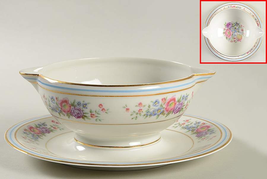Marianne Gravy Boat with Attached Underplate by Charles Ahrenfeldt-1