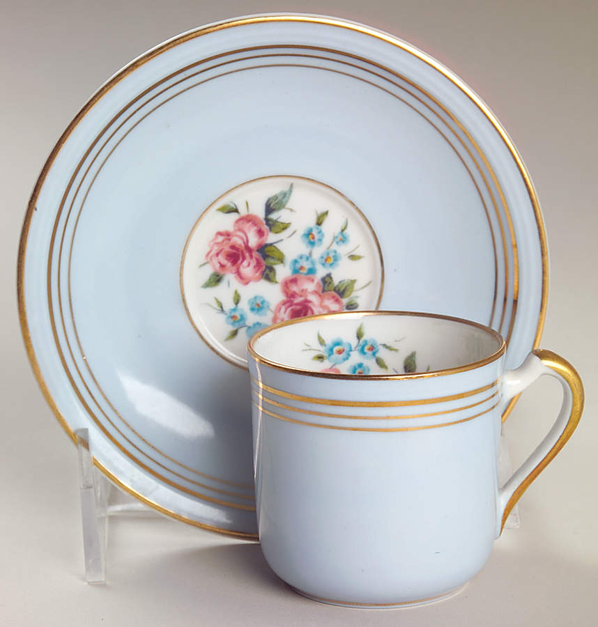Menton Flat Demitasse Cup & Saucer Set by Charles Ahrenfeldt-1