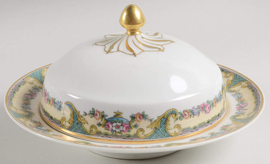 Monceau Round Covered Butter with Strainer by Charles Ahrenfeldt-1