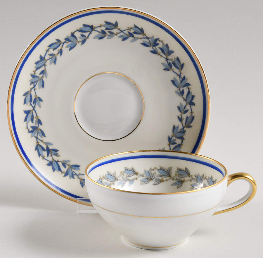 Strasbourg Flat Cup & Saucer Set by Charles Ahrenfeldt-1