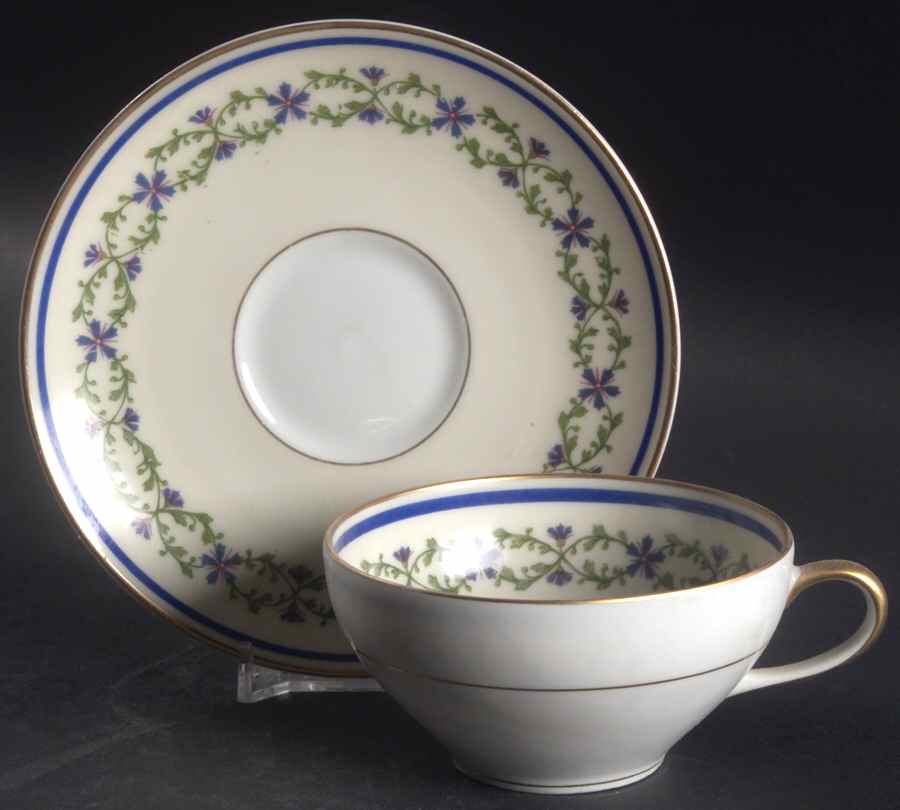 Trocadero Flat Cup & Saucer Set by Charles Ahrenfeldt-1