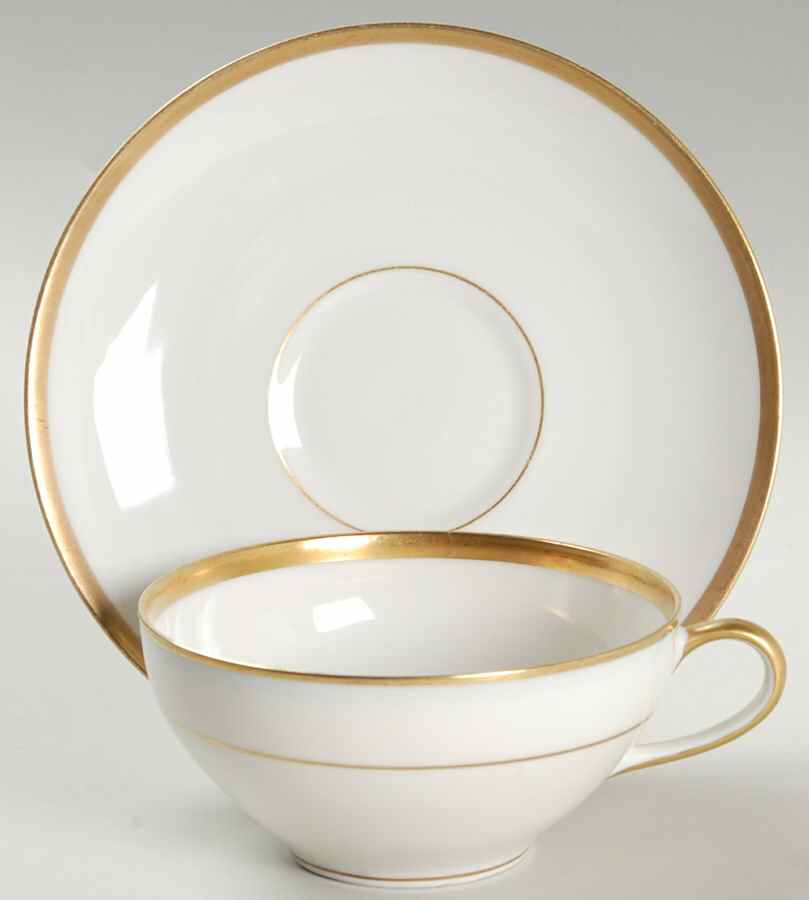 Wedding Ring Flat Cup & Saucer Set by Charles Ahrenfeldt-1