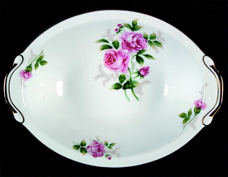 Princess Rose 10" Oval Vegetable Bowl by Arkwright-1
