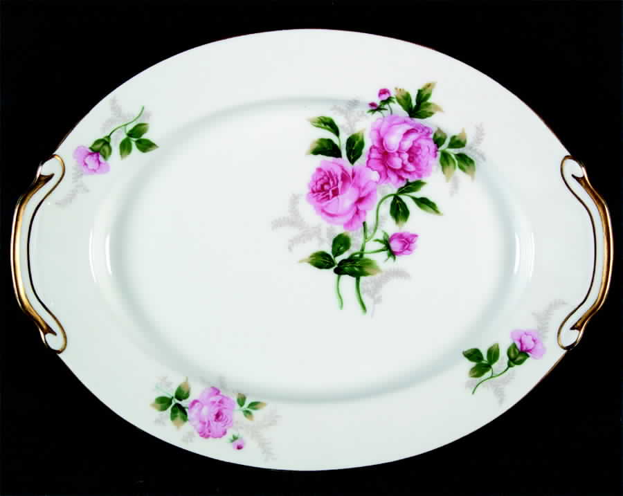 Princess Rose 11" Oval Serving Platter by Arkwright-1