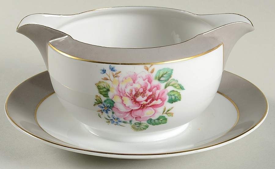 ALA10 Gravy Boat with Attached Underplate by Aladdin-1