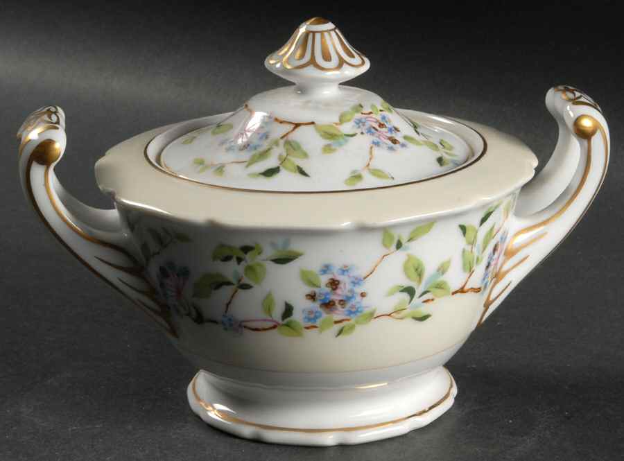 Forget Me Not Sugar Bowl & Lid by Aladdin-1