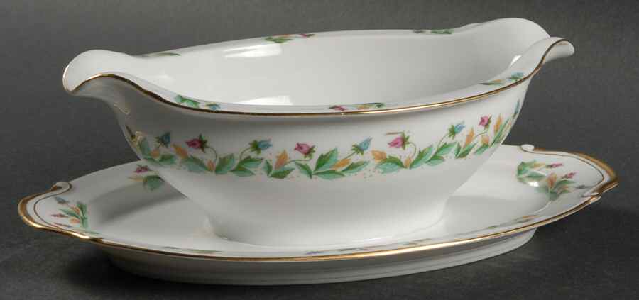 Hollandia Gravy Boat with Attached Underplate by Aladdin-1