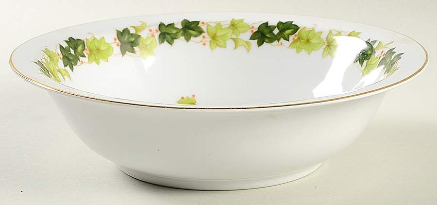 May Fair (Ivy Around Center) 9" Round Vegetable Bowl by Aladdin-1