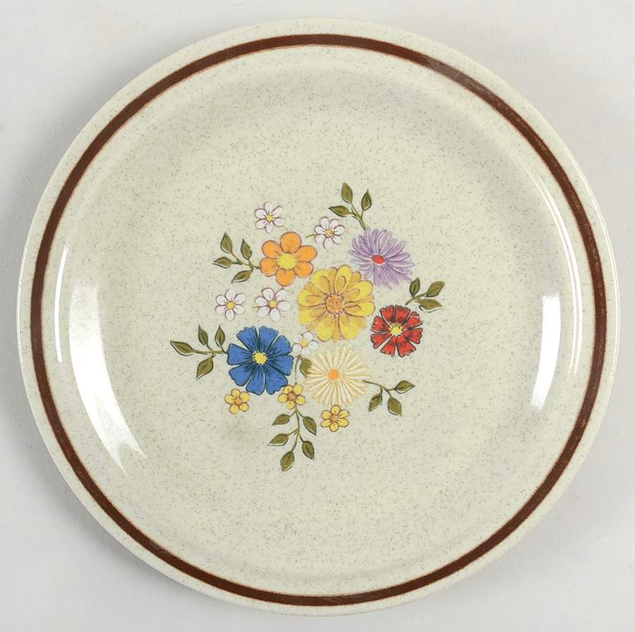 Floral Bouquet Salad Plate by Alexandra-1