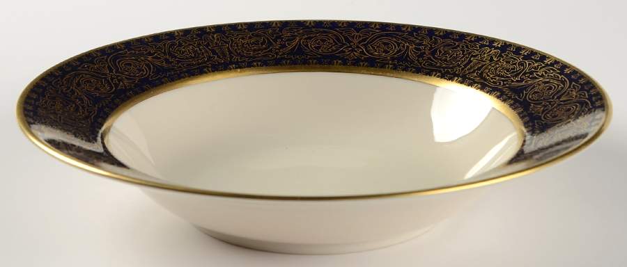Albemarle Blue Rim Soup Bowl by Alvin-1