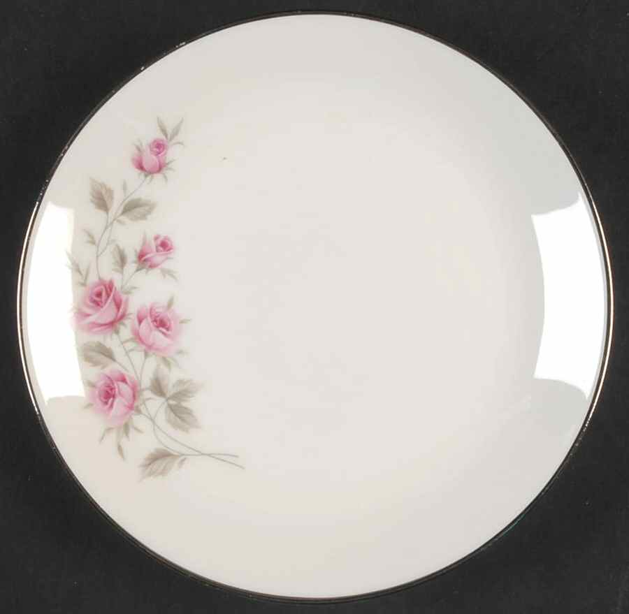 Spring Rose Bread & Butter Plate by American Foresight-1
