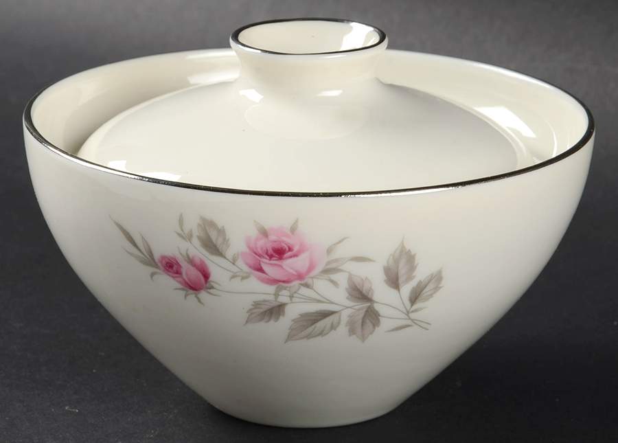 Spring Rose Sugar Bowl & Lid by American Foresight-1