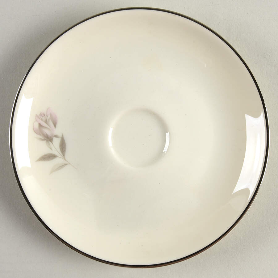 Evening Rose Saucer for Demitasse Cup by American Manor-1