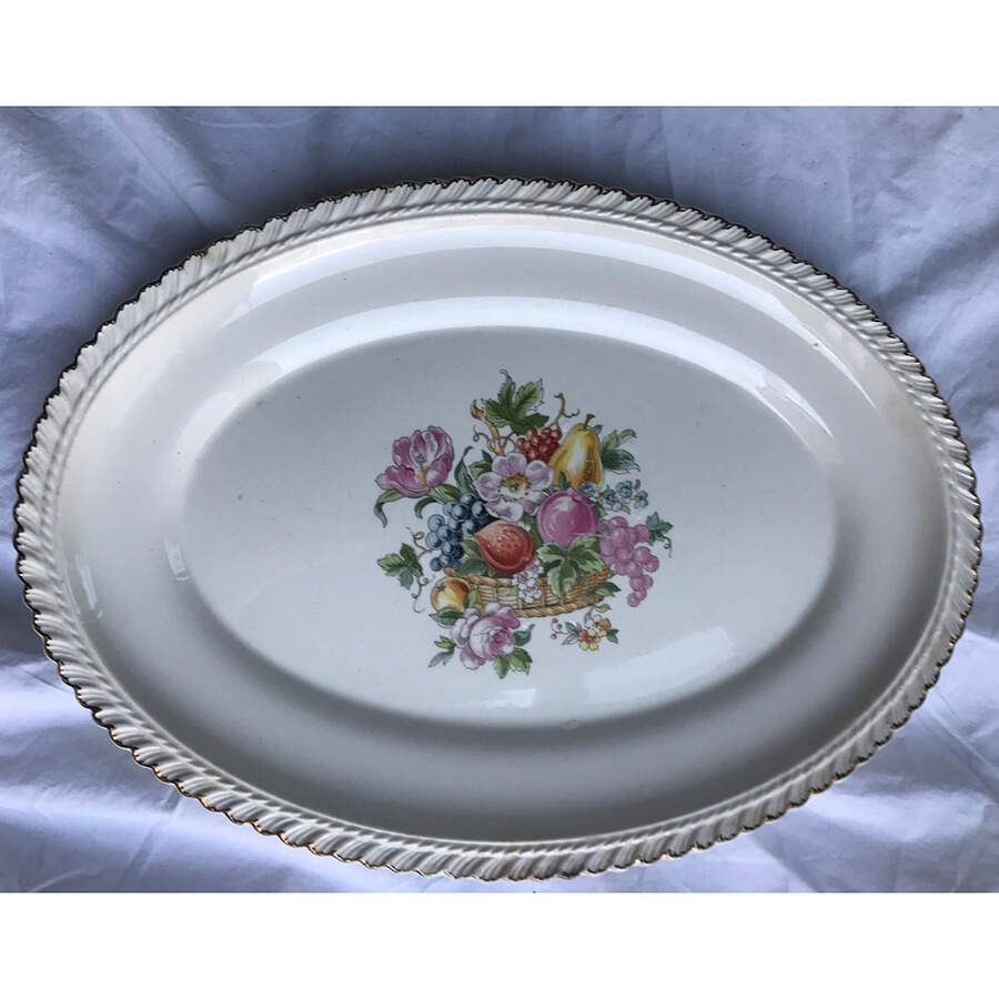 AMO1 14" Oval Serving Platter by Ambrosia-1