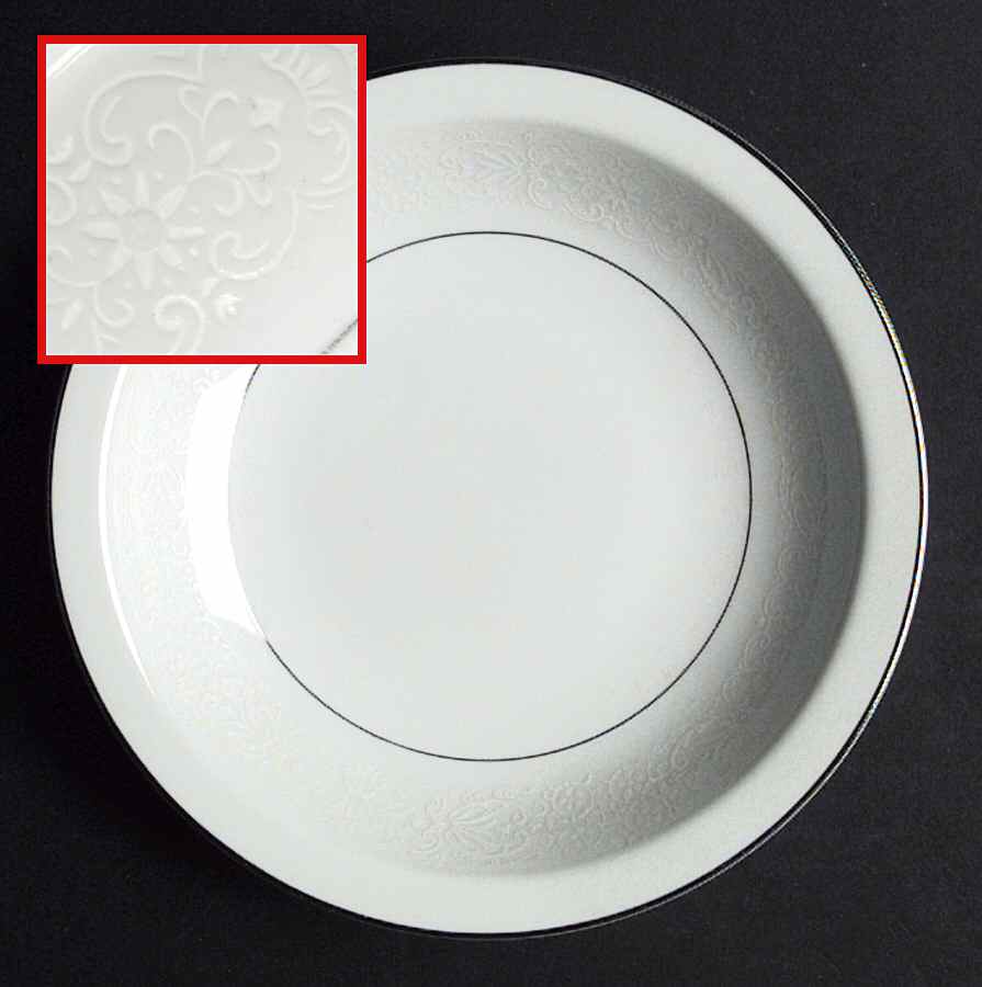 Pembrooke Rim Soup Bowl by Amcrest-1