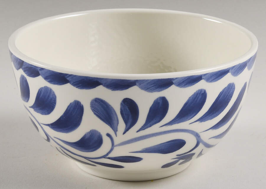 Puebla Blue Melamine All Purpose Bowl by Anfora (Mexico)-1