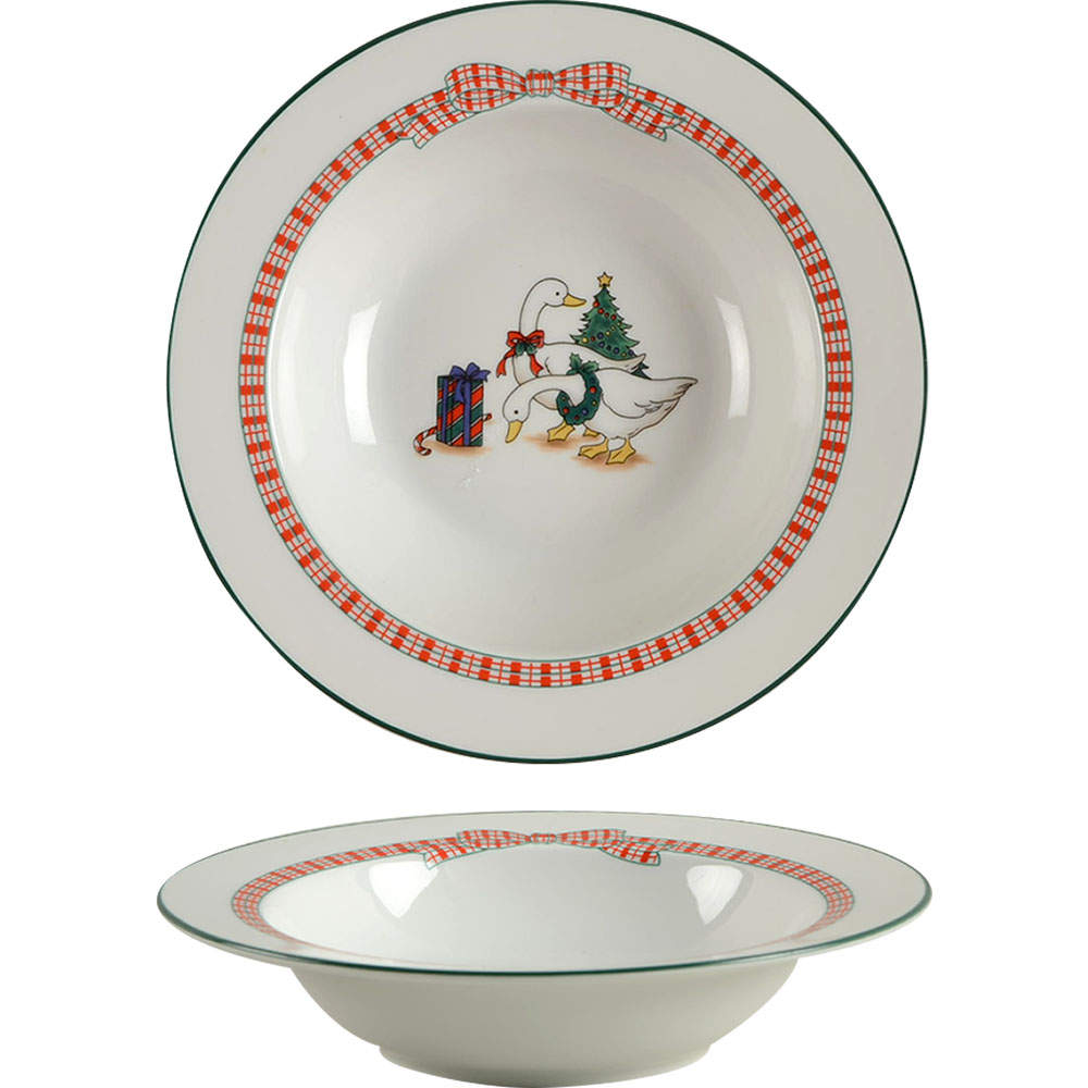 Memories Rim Cereal Bowl by Anchor Hocking-1