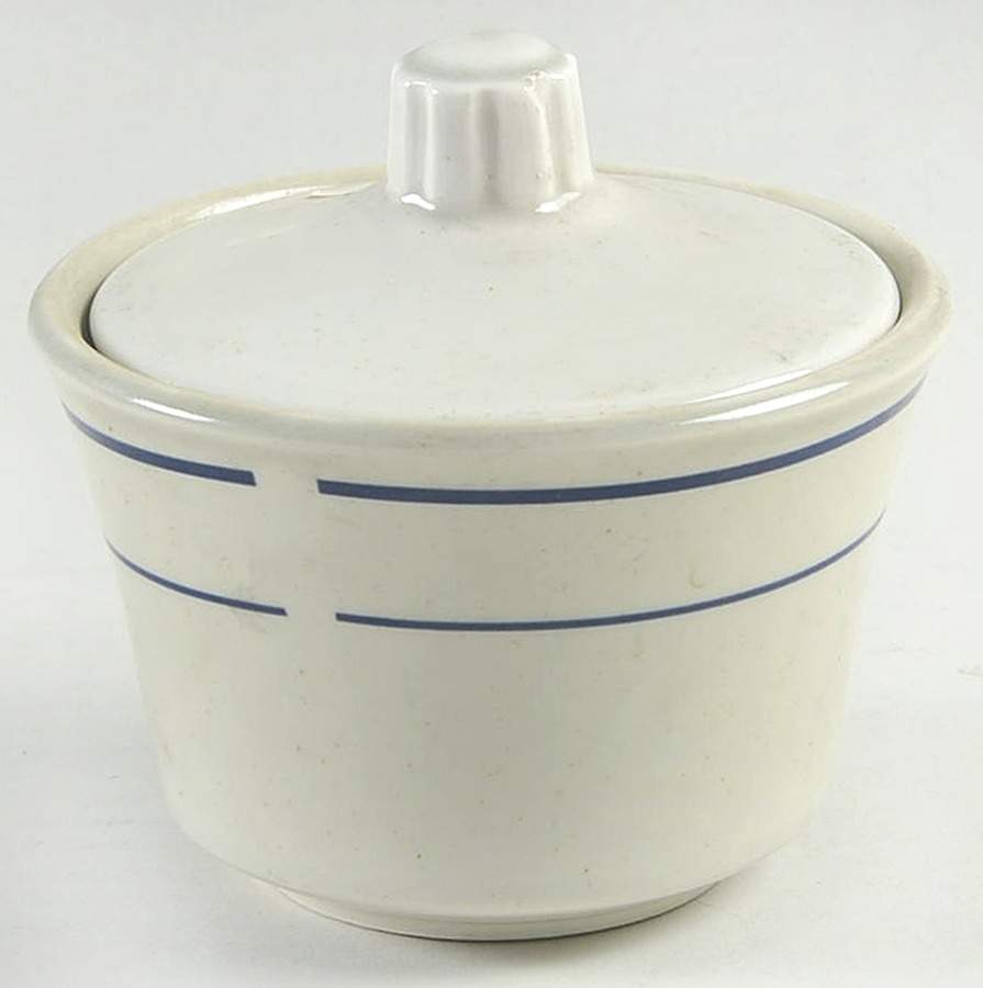Nassau Sugar Bowl & Lid by Anchor Hocking-1