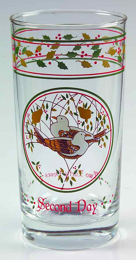 Twelve Days of Christmas 10 Oz Glassware Tumbler by Anchor Hocking-1
