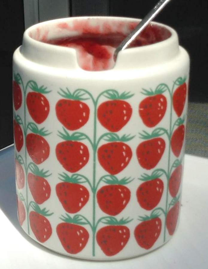 Pamona Jam/Jelly No Lid by Arabia of Finland-1