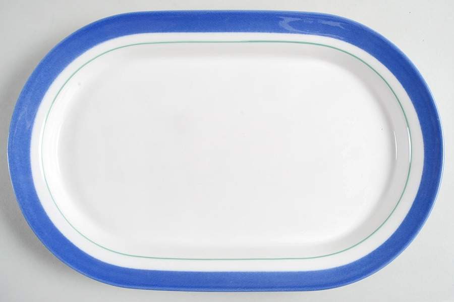 Balladi 14" Oval Serving Platter by Arabia of Finland-1
