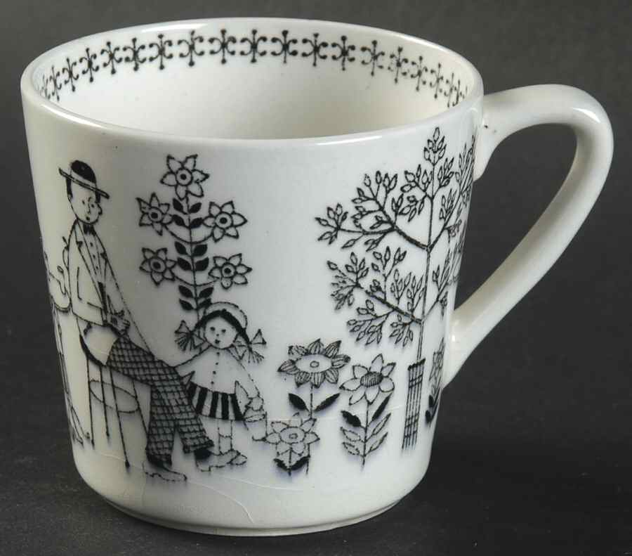 Emilia Flat Demitasse Cup by Arabia of Finland-1