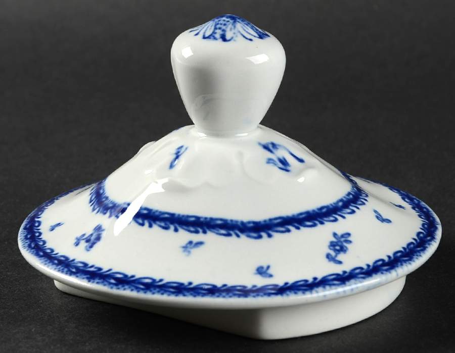 Finn Flower Blue (White Backgound) Lid for Teapot by Arabia of Finland-1