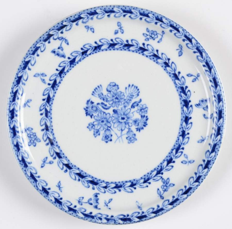 Finn Flower Blue (White Backgound) Plaque Wall by Arabia of Finland-1