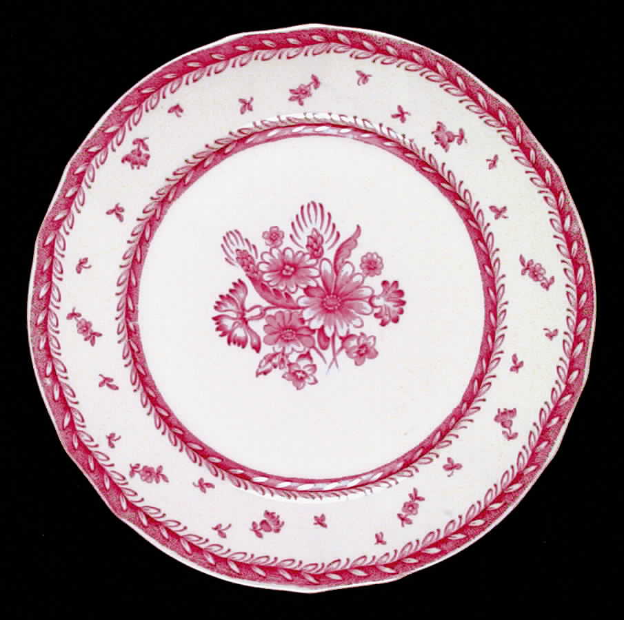 Finn Flower Red (White Background) Dinner Plate by Arabia of Finland-1