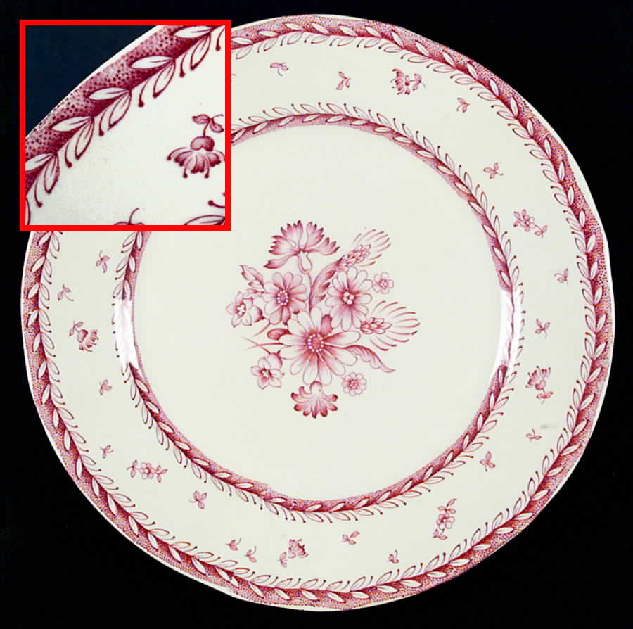 Finn Flower Red (Cream Background) Dinner Plate by Arabia of Finland-1