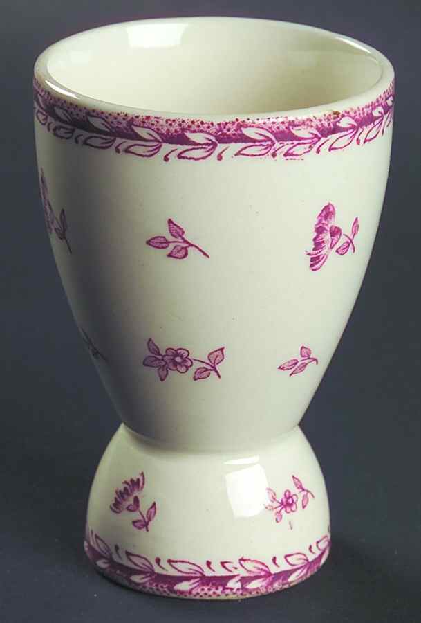 Finn Flower Red (Cream Background) Double Egg Cup by Arabia of Finland-1