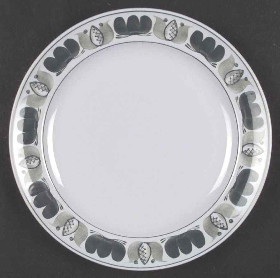 Green Laurel Dinner Plate by Arabia of Finland-1
