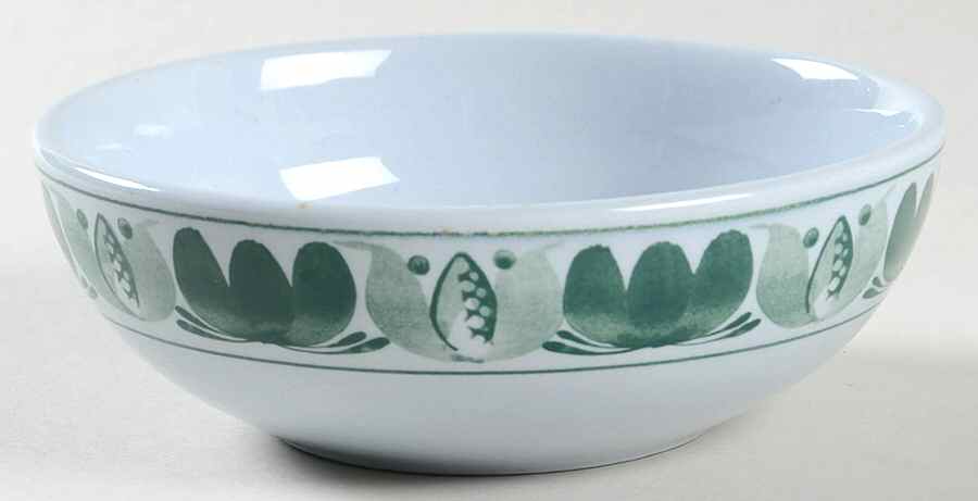 Green Laurel Coupe Cereal Bowl by Arabia of Finland-1