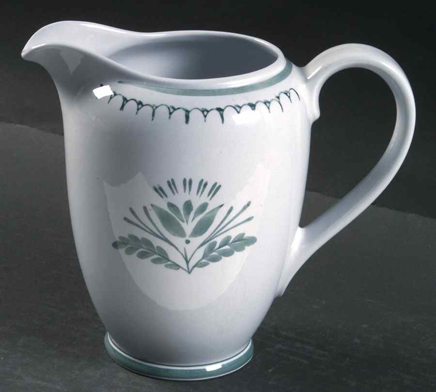 Green Thistle 32 Oz Pitcher by Arabia of Finland-1
