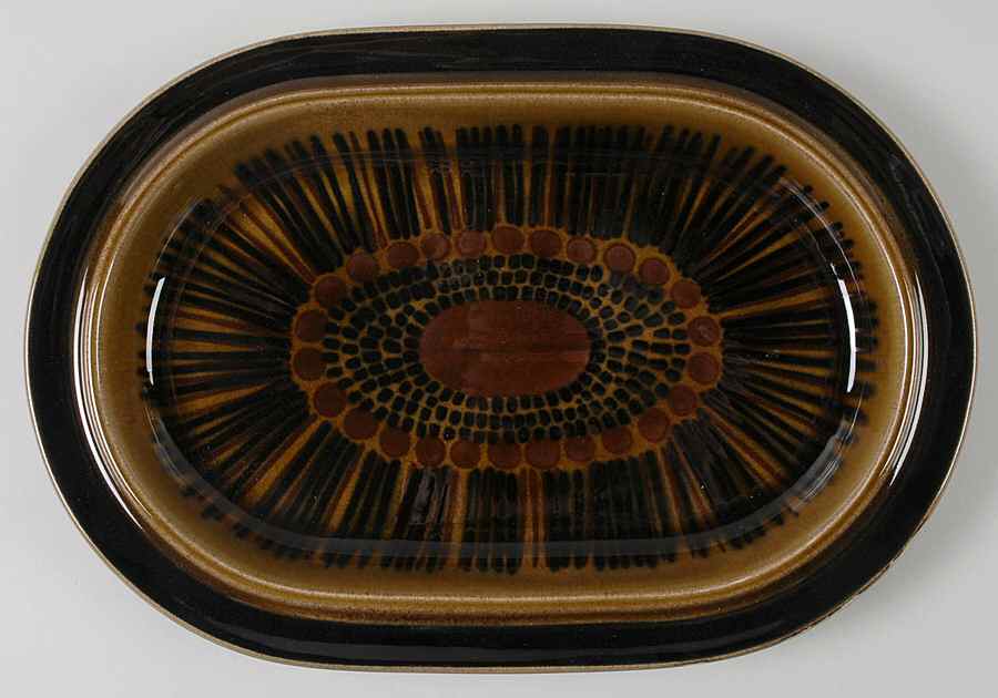 Kosmos 14" Oval Serving Platter by Arabia of Finland-1
