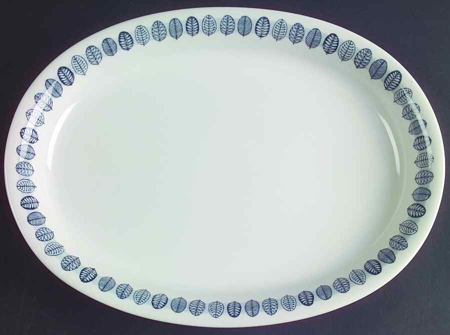 Linnea 12" Oval Serving Platter by Arabia of Finland-1
