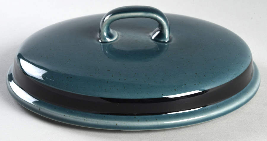 Meri Blue Lid for 1.75 Qt Round Covered Casserole by Arabia of Finland-1