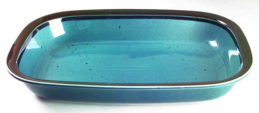 Meri Blue 14" Rectangular Baker by Arabia of Finland-1