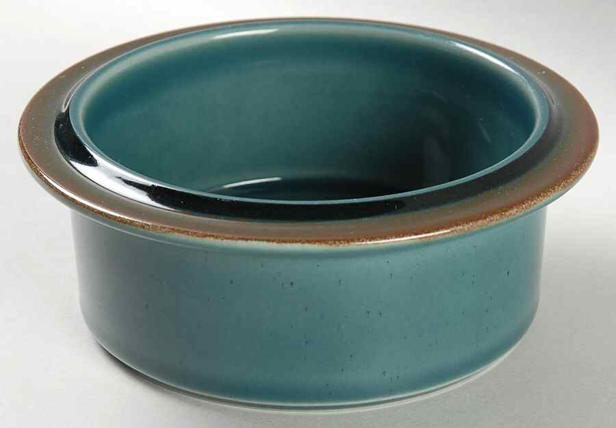 Meri Blue Rim Fruit/Dessert (Sauce) Bowl by Arabia of Finland-1