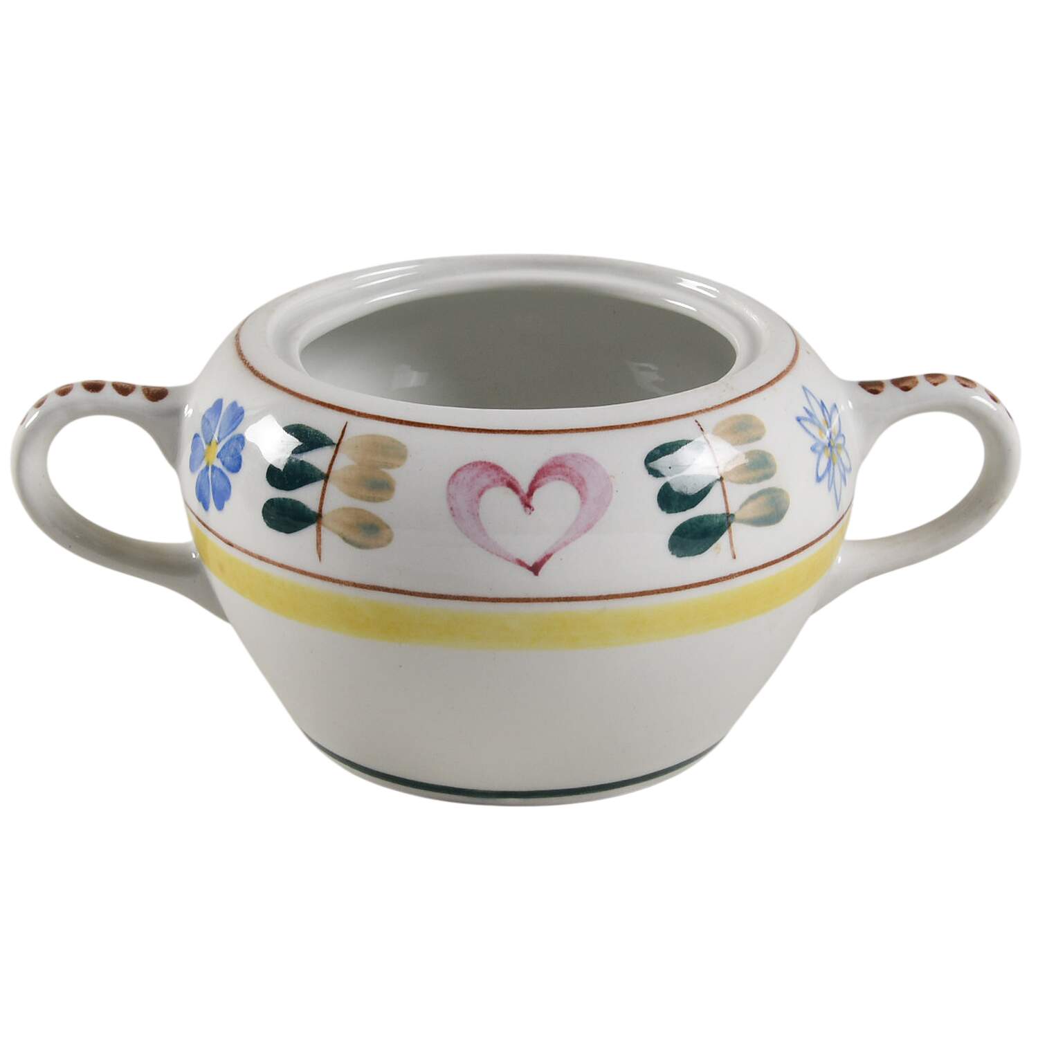 Pirtti Sugar Bowl No Lid by Arabia of Finland-1