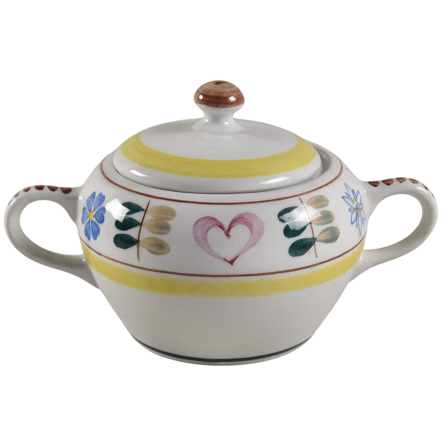 Pirtti Sugar Bowl & Lid by Arabia of Finland-1