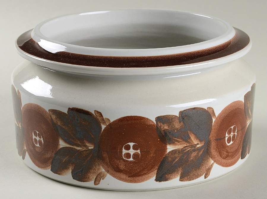 Rosmarin Brown Tureen No Lid by Arabia of Finland-1