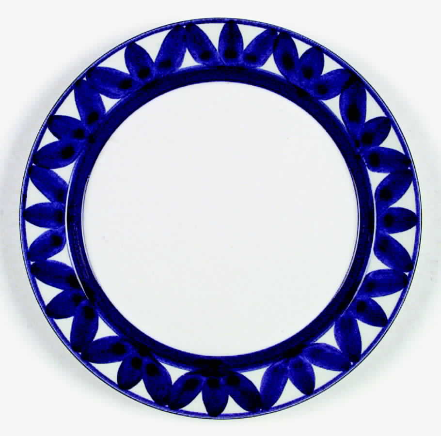 Sotka Blue Dinner Plate by Arabia of Finland-1