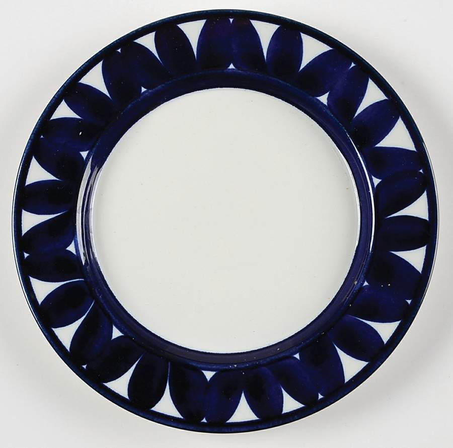 Sotka Blue Bread & Butter Plate by Arabia of Finland-1