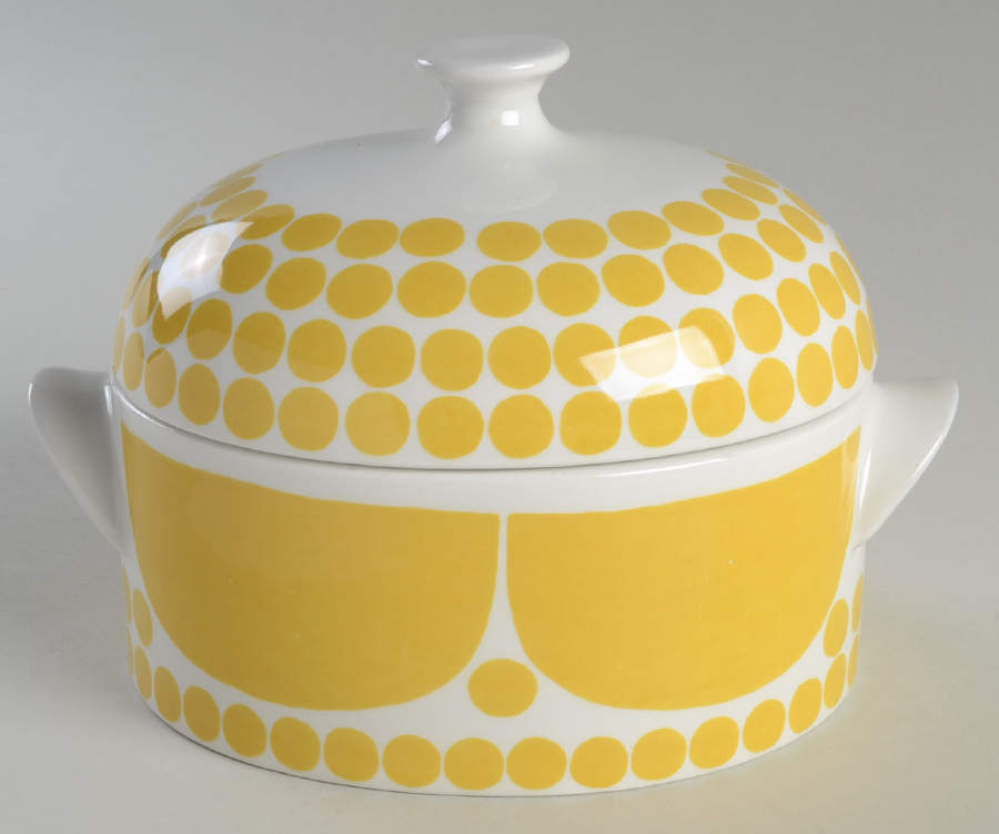 Sunnuntai 1 Quart Oval Covered Casserole by Arabia of Finland-1
