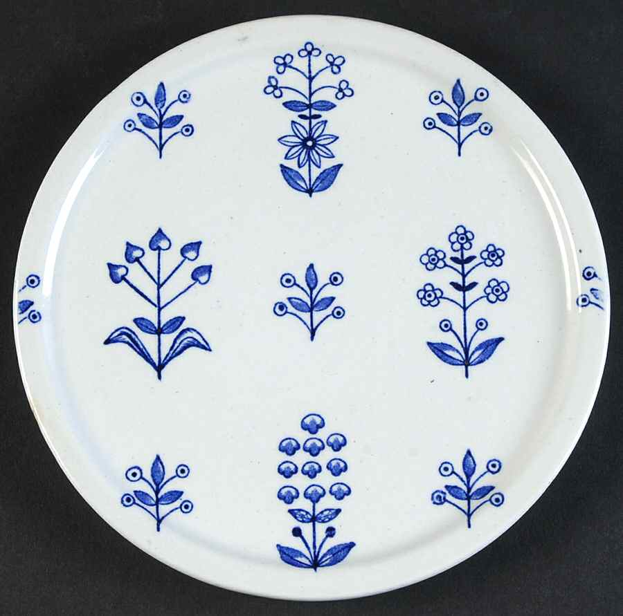 Tapestry Blue Trivet by Arabia of Finland-1