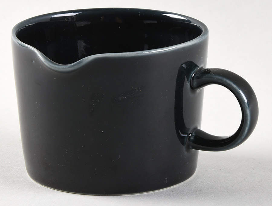 Teema Black Creamer by Arabia of Finland-1