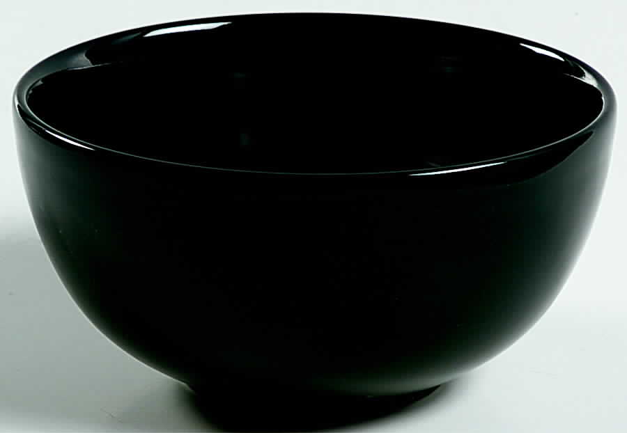 Teema Black 5" Round Vegetable Bowl by Arabia of Finland-1