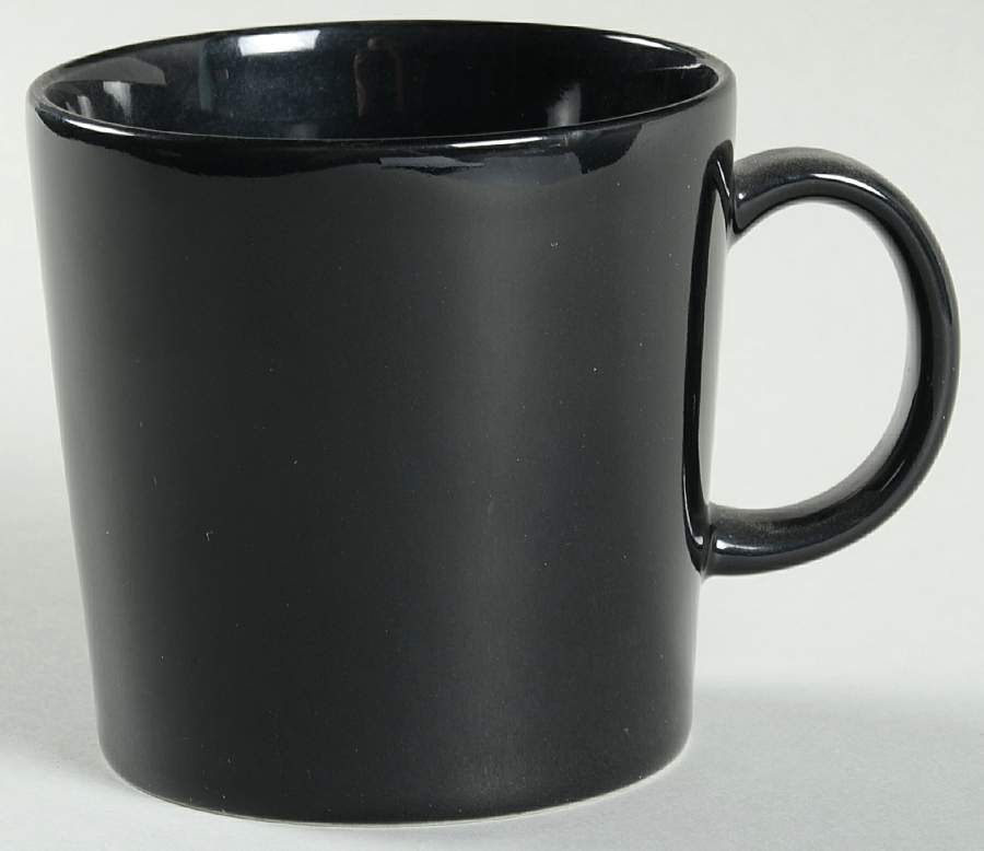 Teema Black Mug by Arabia of Finland-1