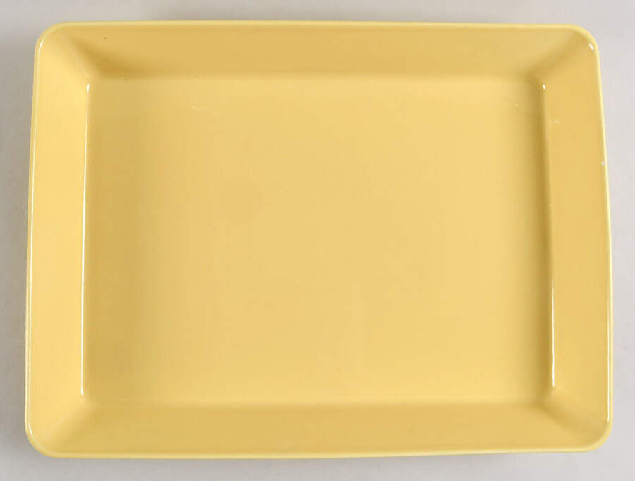 Teema Yellow 12" Rectangular Serving Platter by Arabia of Finland-1